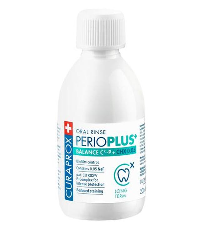 CURAPROX PERIO PLUS+ BALANCE CITROX CHX 0,05% Płyn do płukania jamy ustnej - 200 ml - cena, opinie, właściwości