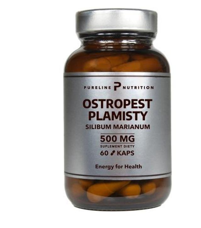 PURELINE NUTRITION Ostropest plamisty 500 mg, 60 kapsułek