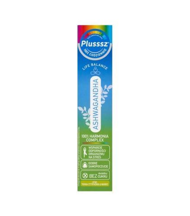 Plusssz Ashwagandha 100% Harmonia Complex, 24 tabletki musujące