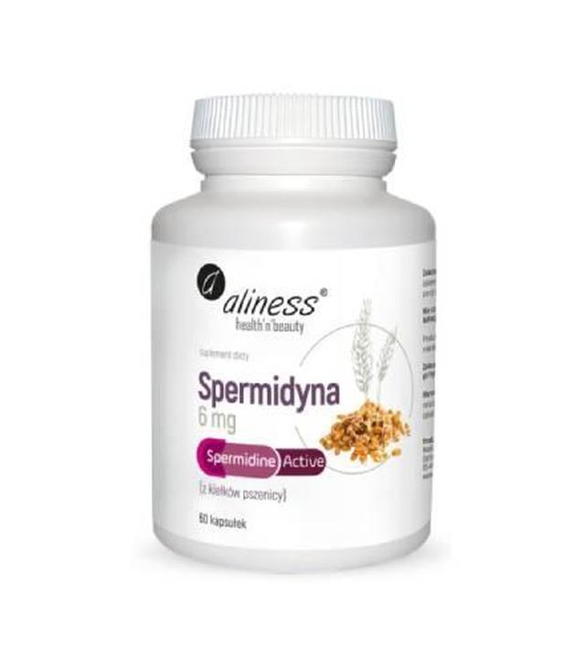 Aliness Spermidyna Active 6 mg, kapsułki vege, 60 sztuk