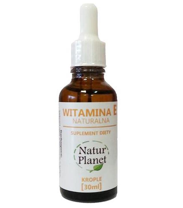 NATUR PLANET Naturalna witamina E - 30 ml