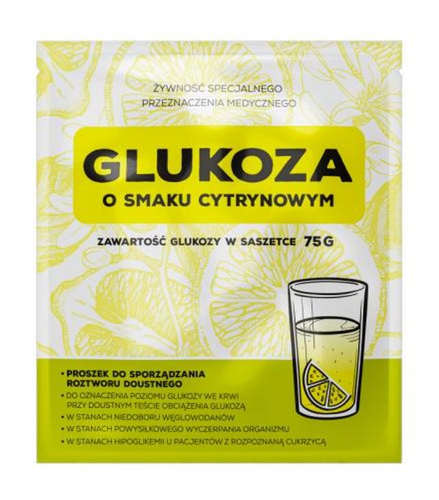 Panawit Glukoza o smaku cytrynowym, 75 g - ważny do 2025-08-31