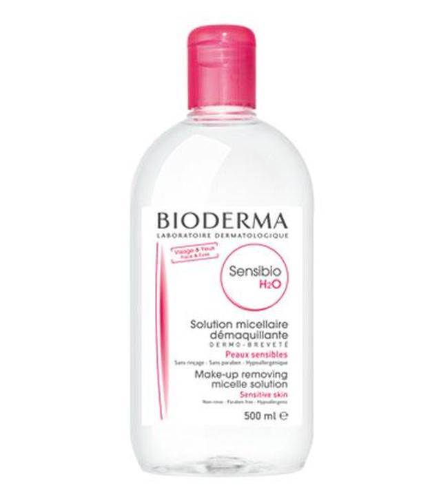 BIODERMA SENSIBIO H2O Płyn micelarny do oczyszczania twarzy i zmywania makijażu, 500 ml