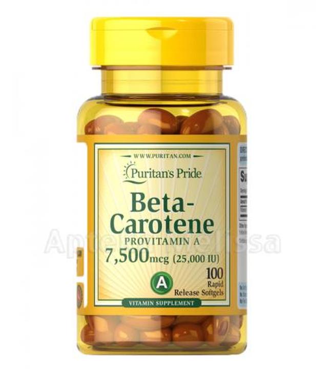 PURITAN`S PRIDE BETA-CAROTENE 25000 IU - 100 kaps.