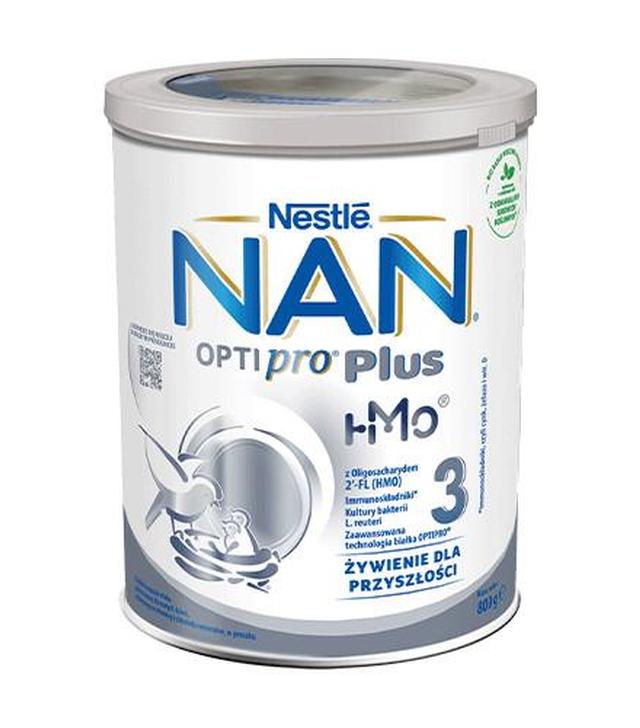 Nestle Nan Optipro Plus 3 HMO, produkt na bazie mleka dla małych dzieci, 800 g