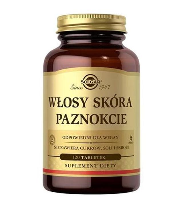 Solgar Formuła Włosy, skóra, paznokcie, 120 tabletek - ważny do 2025-02-28