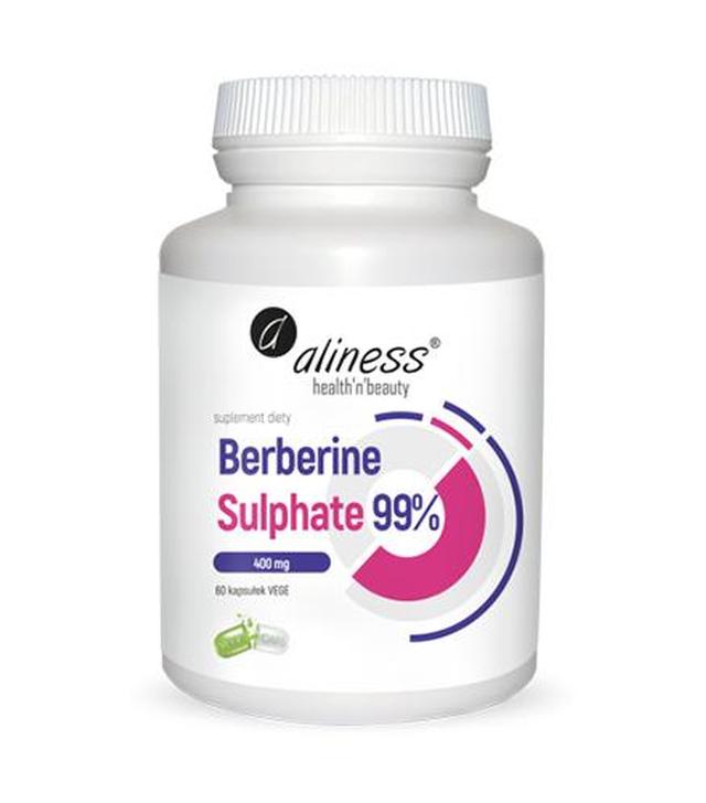 ALINESS Berberine Sulphate 99% 400 mg, 60 kapsułek