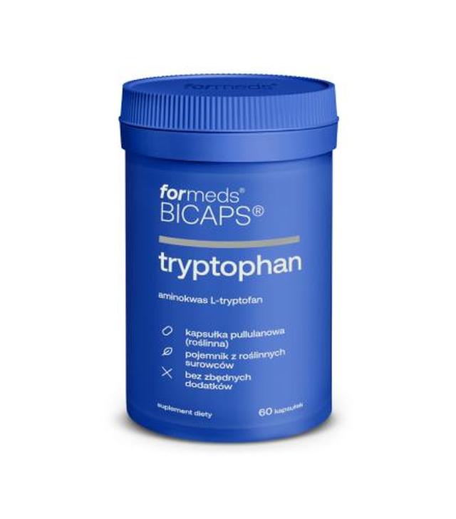 Bicaps Tryptophan, kapsułki, 60 sztuk