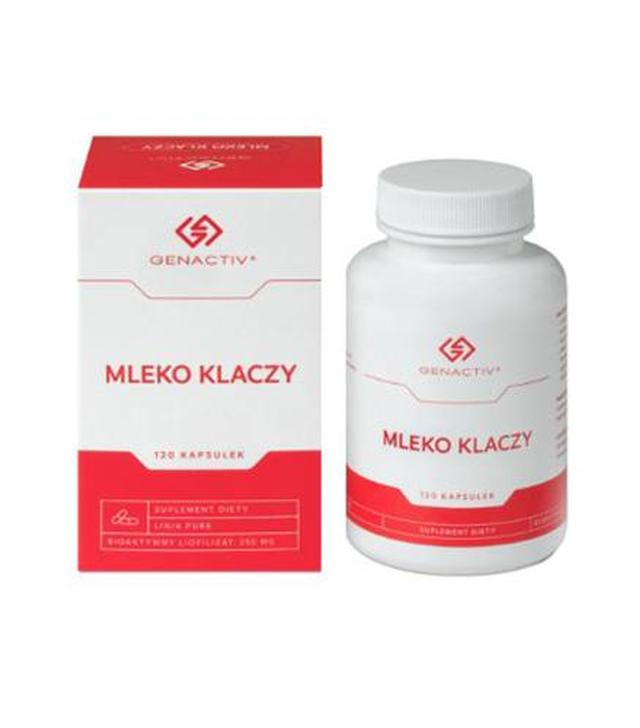 Mleko Klaczy Genactiv (EQ Activ), 120 kaps., cena, opinie, stosowanie