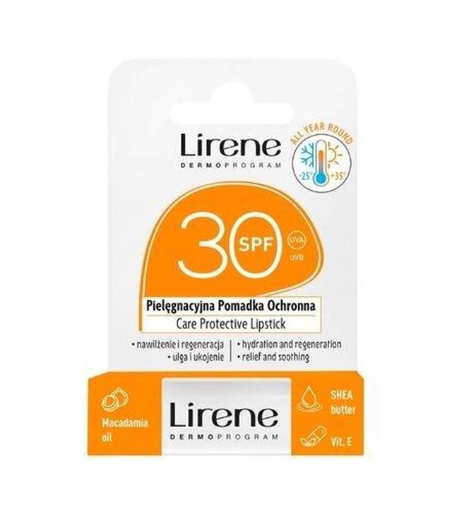 Lirene Pielęgnacyjna pomadka ochronna do ust SPF 30 4,6 g