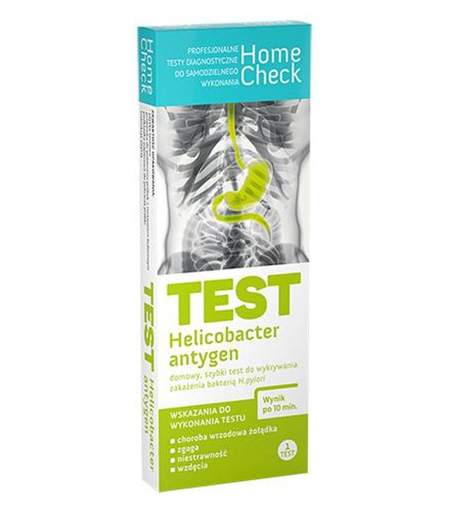 Milapharm Home Check Test Helicobacter antygen, 1 szt., cena, opinie, stosowanie