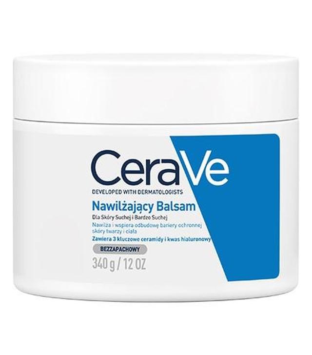 CeraVe, nawilżający balsam z ceramidami do skóry suchej i bardzo suchej, 340 g