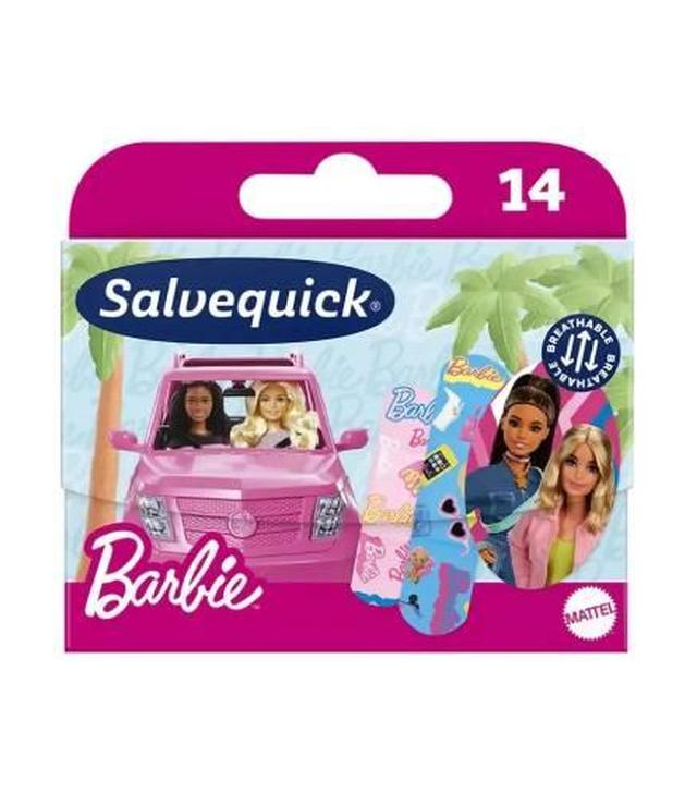 Salvequick Kids Barbie Plastry, 14 sztuk