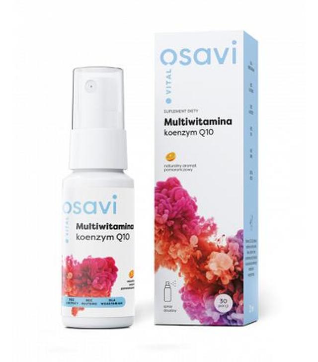 Osavi Multiwitamina Koenzym Q10 Spray doustny pomarańcza, 25 ml, cena, opinie, właściwości