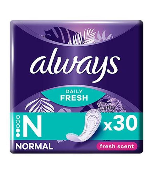 Always Dailies Fresh Scent Fresh&Protect Normal Wkładki higieniczne, 30 sztuk