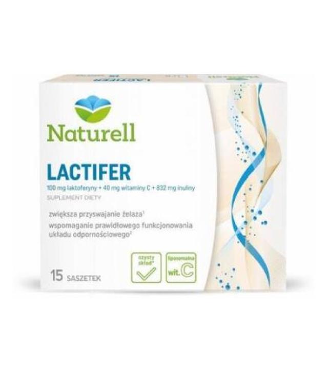 Naturell Lactifer saszetki, 15 sztuk - ważny do 2025-07-31