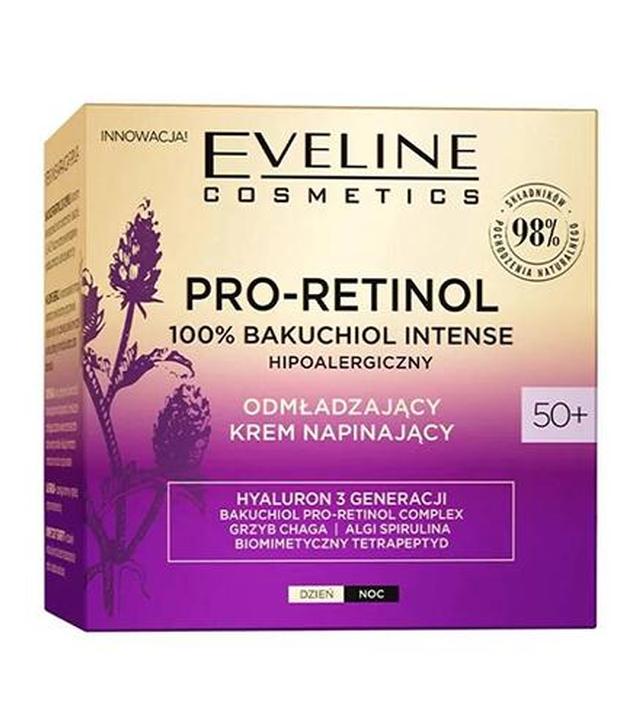 Eveline Cosmetics Pro-Retinol przeciwzmarszczkowy krem napinający 50+, 50 ml, cena, wskazania, właściwości