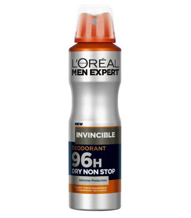 L'Oreal Men Expert Invincible Antyperspirant w sprayu - 150 ml - cena, opinie, stosowanie