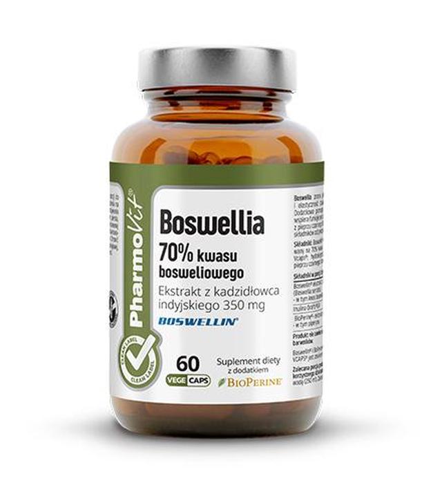 Pharmovit Clean Label Boswellia 70% kwasu bosweliowego - 60 kaps. - cena, opinie, właściwości