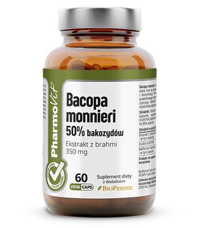 PharmoVit Bacopa monnieri 50% bakozydów - 60 kaps. - cena, opinie, wskazania