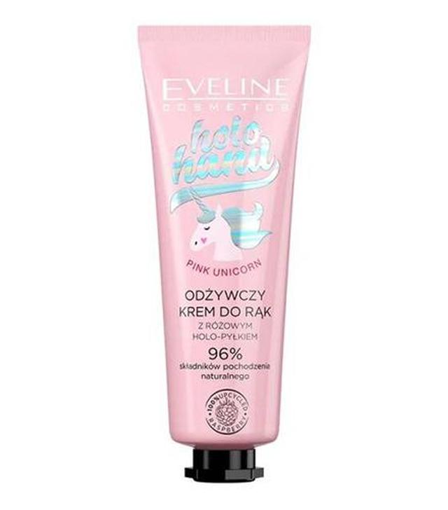 Eveline Cosmetics Holo Hand Pink Unicorn Odżywczy krem do rąk, 50 ml, cena, opinie, skład - ważny do 2025-01-15