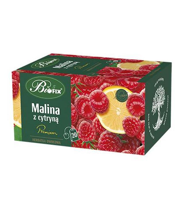 Bifix Malina z cytryną Herbatka owocowo ekspresowa, 20 x 2 g, cena, opinie, właściwości
