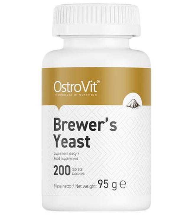 OstroVit Brewer's Yeast - 200 tabl. - cena, opinie, wskazania