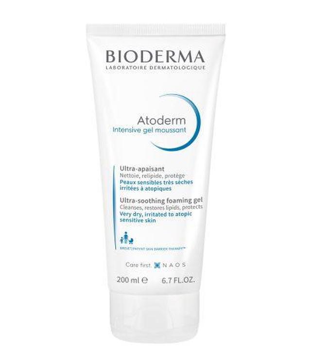 BIODERMA ATODERM INTENSIVE Żel oczyszczający i natłuszczający - 200 ml - ważny do 2025-10-31