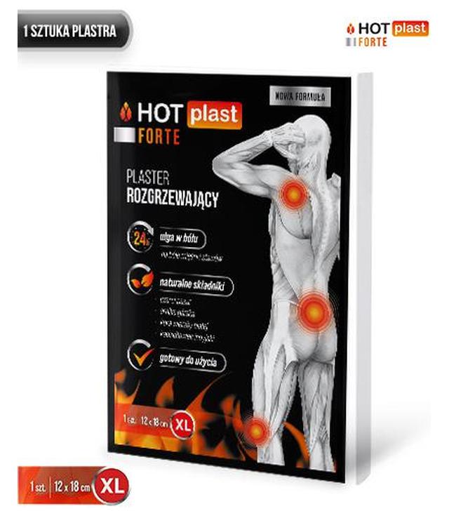 Hot Plast Forte Plaster Rozgrzewający XL 12 x 18 cm, 1 sztuka