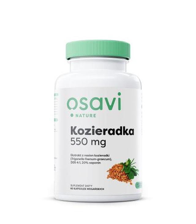 OSAVI Kozieradka 550 mg, 60 kapsułek