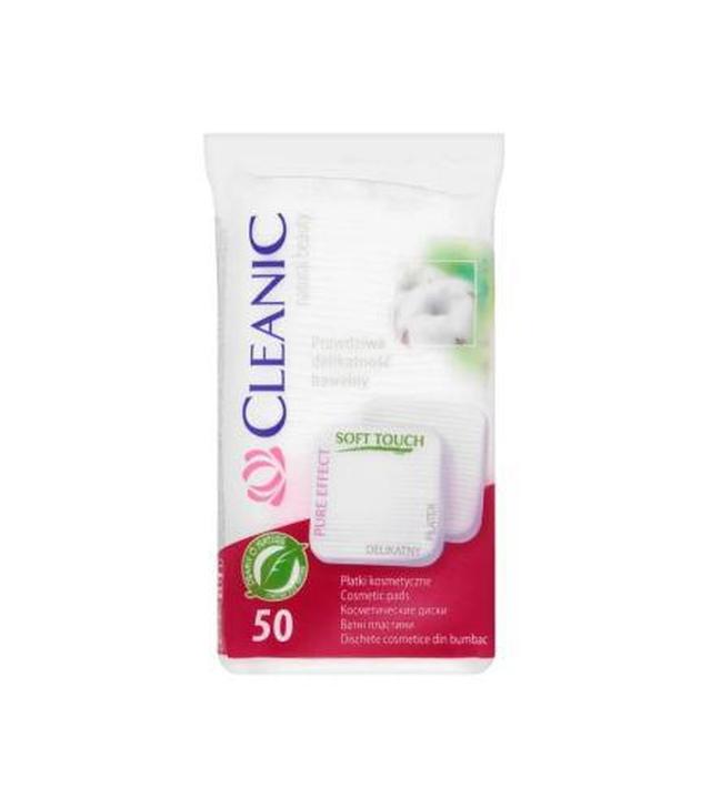 Cleanic Pure Effect Soft Touch płatki kosmetyczne, 50 sztuk