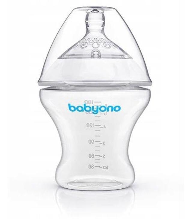 BABYONO Butelka antykolkowa NATURAL NURSING 0m+ - 180 ml