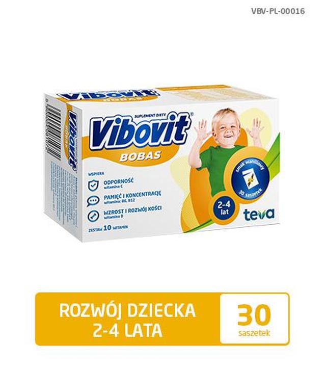VIBOVIT BOBAS Waniliowy - 30 sasz.