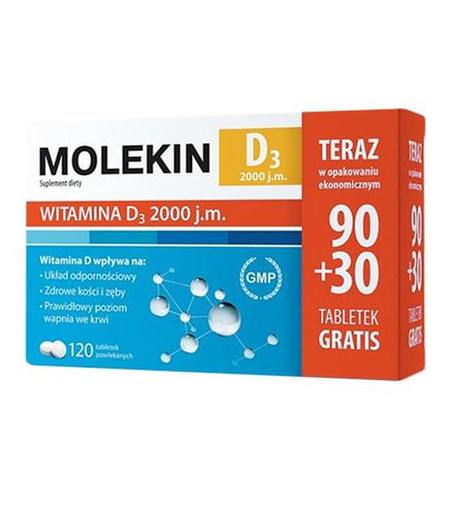 MOLEKIN D3 2000, 120 tabletek