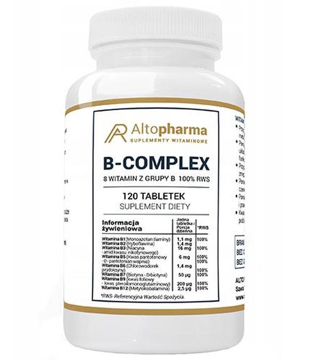 Altopharma B-complex 8 witamin z grupy B - 120 tabletek