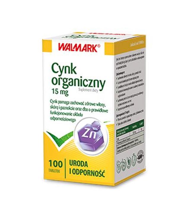 WALMARK CYNK ORGANICZNY 15 mg, 100 tabletek