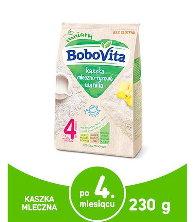 BOBOVITA Kaszka mleczno-ryżowa o smaku waniliowym po 4 m-cu - 230 g