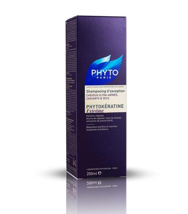 PHYTO PHYTOKERATINE EXTREME Keratynowy szampon odbudowujący - 200 ml