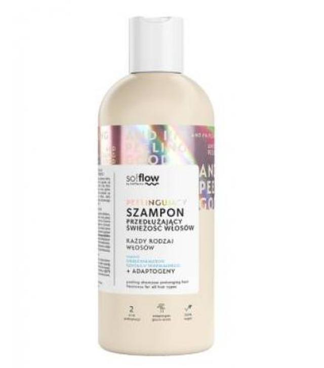 So!Flow, Szampon pelingujący przedłużający świeżość włosom, 400 ml
