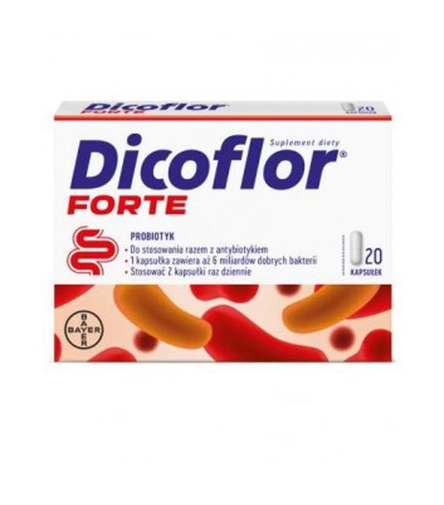 Dicoflor Forte, kapsułki, 20 sztuk