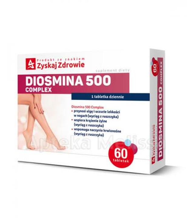 ZYSKAJ ZDROWIE Diosmina 500 Complex - 60 tabl.