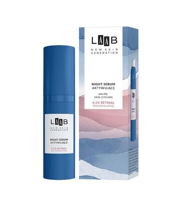 AA Laab AM:PM Skincycling Night serum aktywujące 0,1% retinal encapsulated, 30 ml