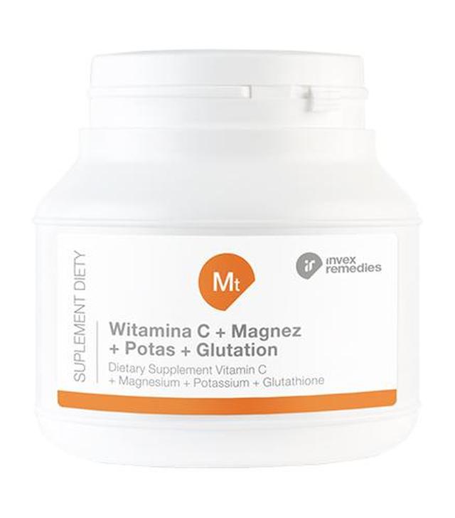 Invex Remedies Witamina C + Magnez + Potas + Glutation - 150 g - cena, opinie, wskazania
