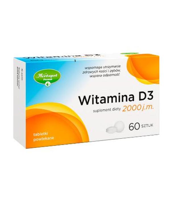 HERBAPOL WITAMINA D3 2000 j.m., 60 sztuk - ważny do 2025-09-30