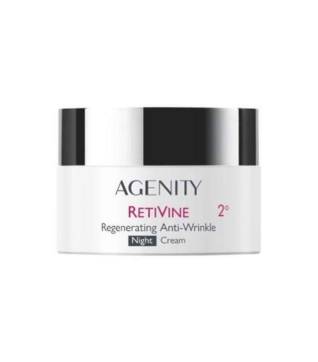 Agenity Retivine 2°, Krem przeciwzmarszczkowy regenerujący na noc, 50 ml