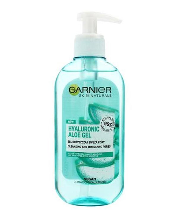 Garnier Skin Naturals Hyaluronic Aloe Gel Żel oczyszczający - 200 ml - cena, opinie, stosowanie