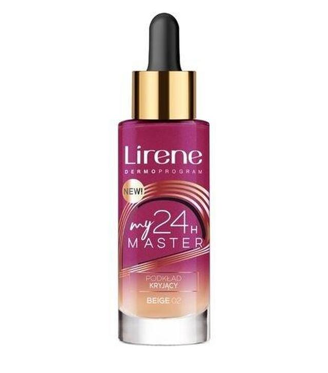 Lirene My Master Podkład kryjący 24 h beige 02, 30 ml