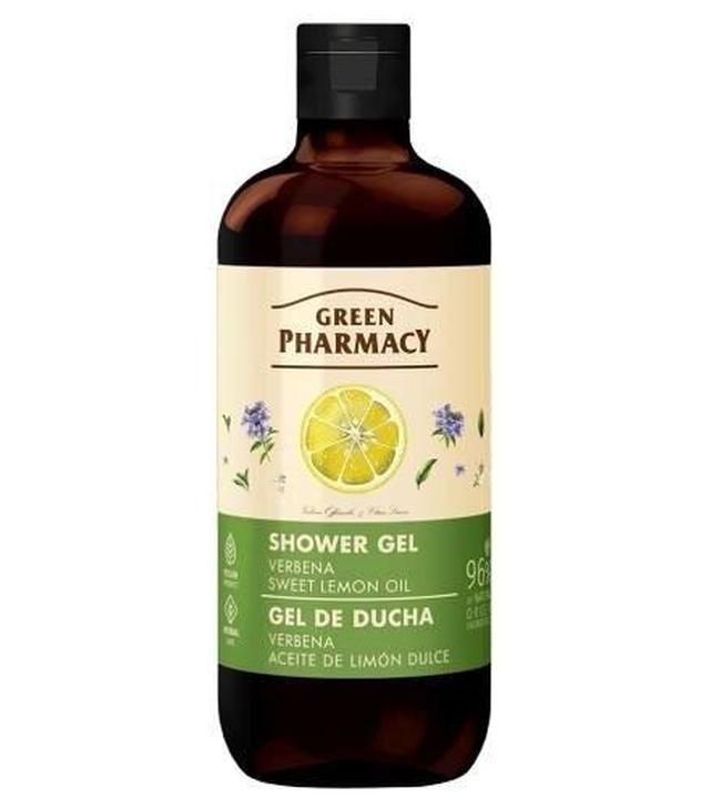 Green Pharmacy Żel pod prysznic Werbena i Olejek ze słodkiej cytryny, 500 ml