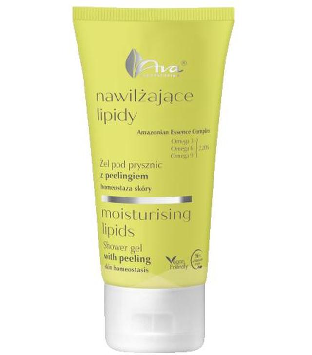 Ava Nawilżające Lipidy Żel pod prysznic z peelingiem, 150 ml