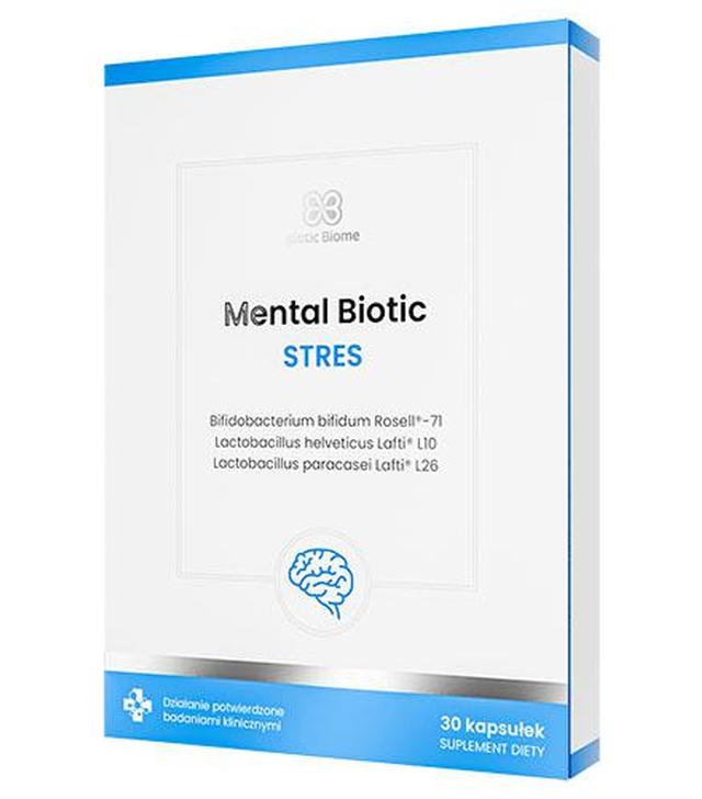 Biotic Biome Mental Biotic Stres, 30 kapsułek, cena, opinie, wskazania - ważny do 2025-10-31
